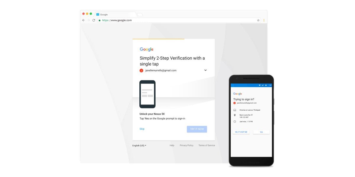 2 factor authentication google backup codes