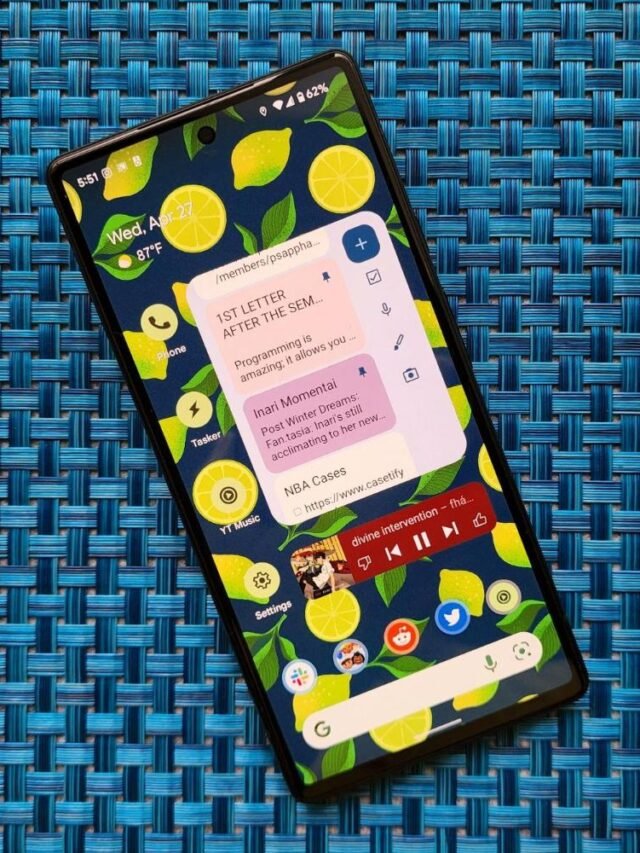 New Android 13 launcher with new widgets