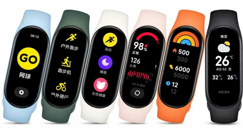 Amazfit Band 7 with 18-day battery life launched; Amazfit Band 7 vs Mi Band 7 6 Mi Band 7 comes with up to 10 distinct color straps, while the Band 7 gets only four distinct color options