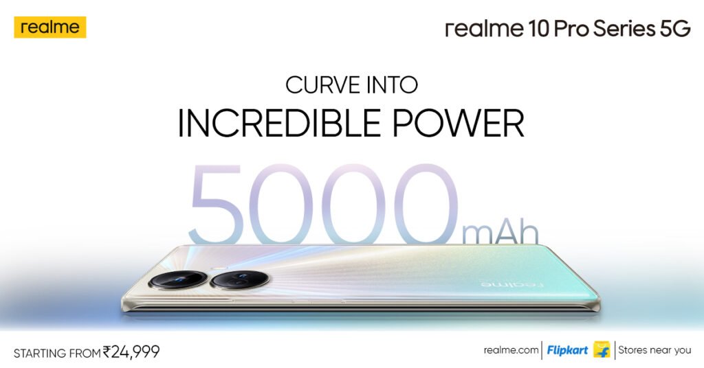 The upgraded 5000mAh battery offers incredible power on the newly launched 5G mobile phone