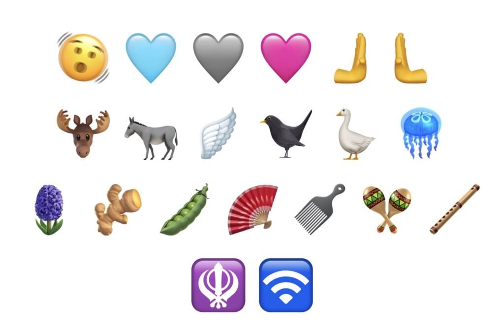 The latest update brings 21 new emojis including a shaking face, a long awaited pink heart etc