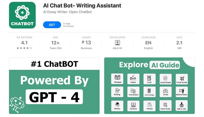 These fake apps like AI Chat Bot-Writing Assistant not only mislead users but also damage the reputation of genuine developers
