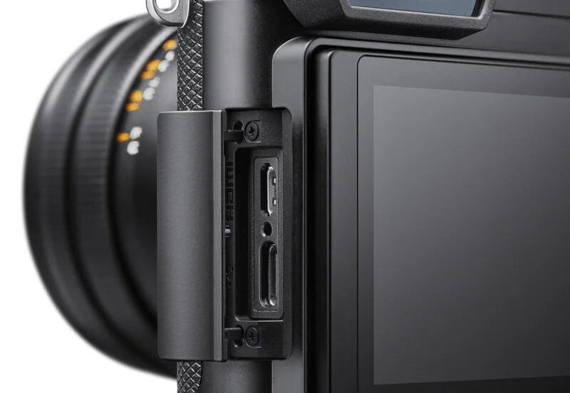 Different connectivity ports on the latest Leica Q-Series Camera