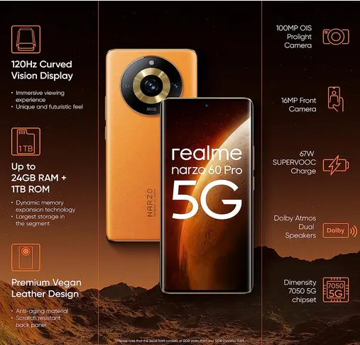 Latest Pro 5G key highlighting features and specifications