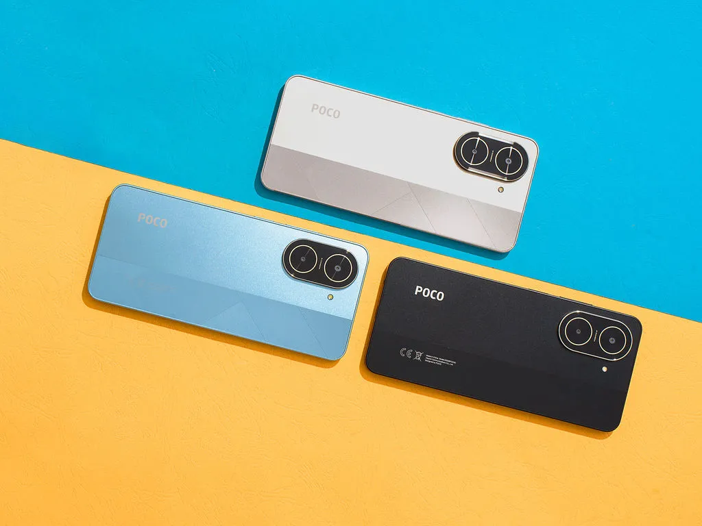 Gv-r03dXUAABAnM POCO C71 vs Moto G05 vs Realme C71; Poco color options