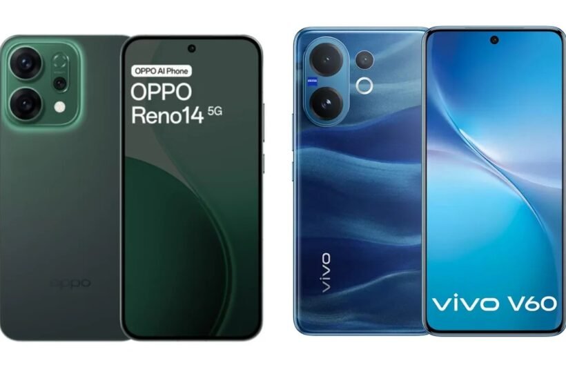 Vivo V60 vs OPPO Reno 14 – The Best Camera Smartphone OPPO Reno14 vs Vivo V60