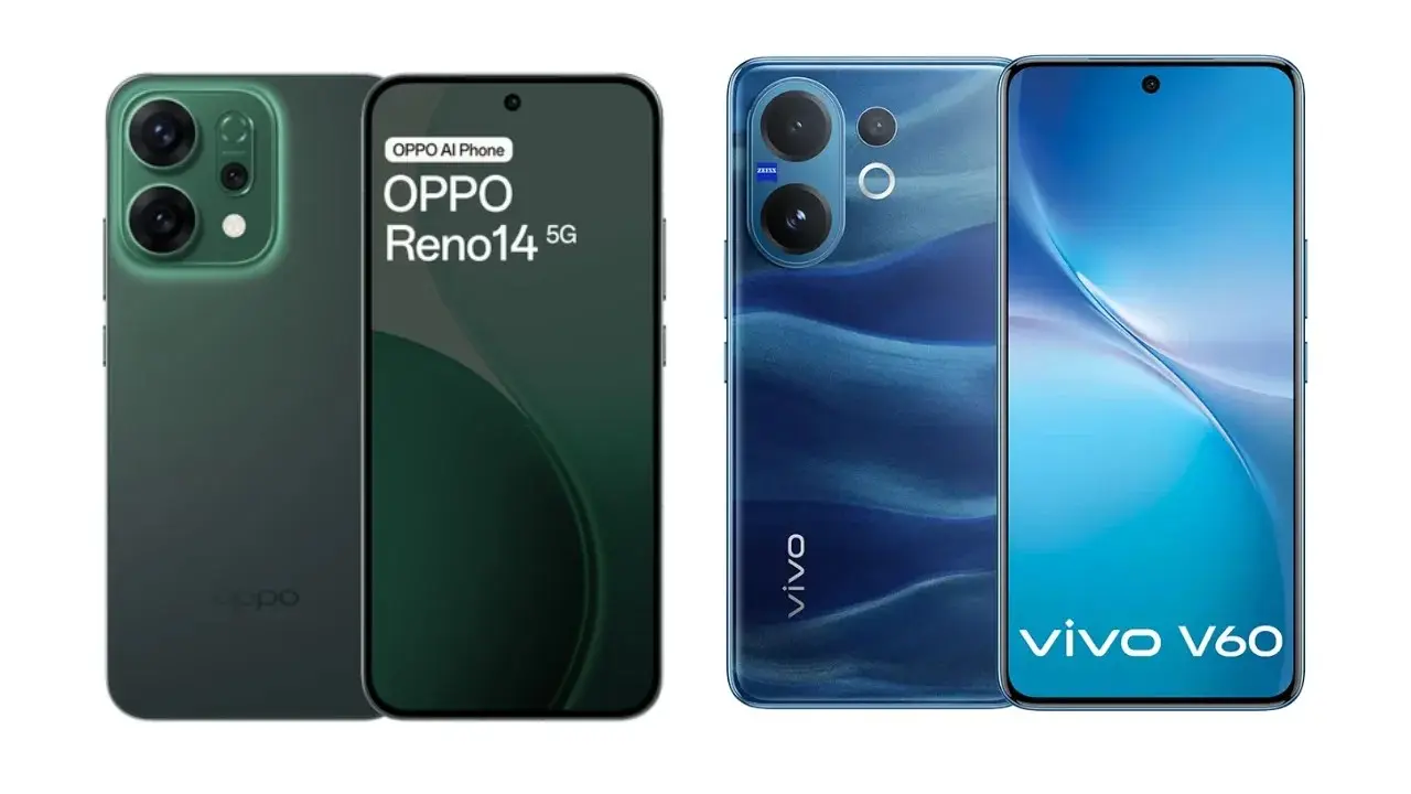 OPPO Reno14 vs Vivo V60
