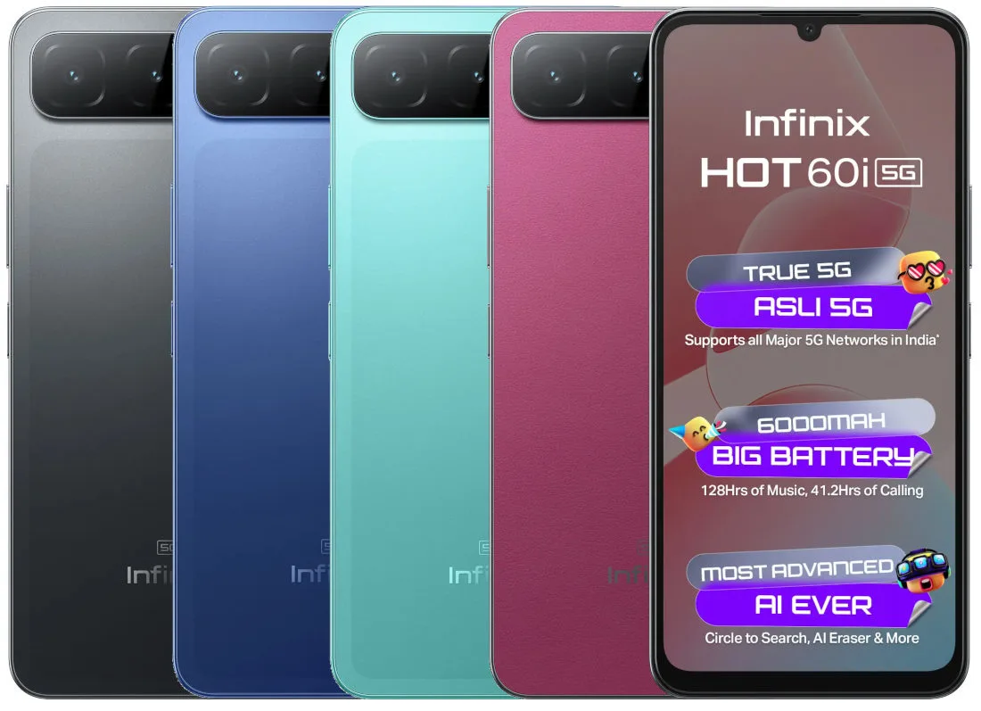 GydNel1bwAA6Mi0 Infinix Hot 60i 5G smartphone colour options in India